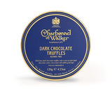 Dark Chocolate Truffles with Edible Gold Leaf