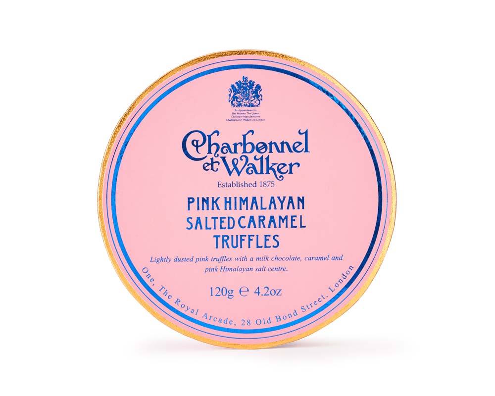 Pink Himalayan Salted Caramel Chocolate Truffles Charbonnel et Walker
