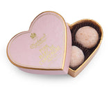 Pink Marc de Champagne Chocolate Truffles - Pink Mini Heart